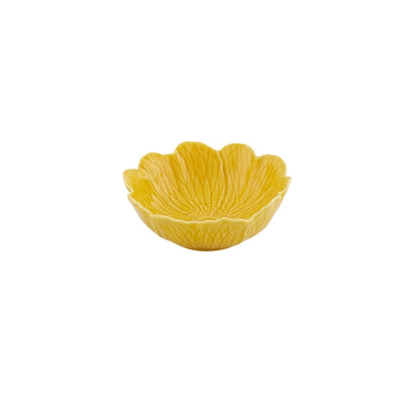 Bordallo Pinheiro Flora Bowl Yellow 17cm