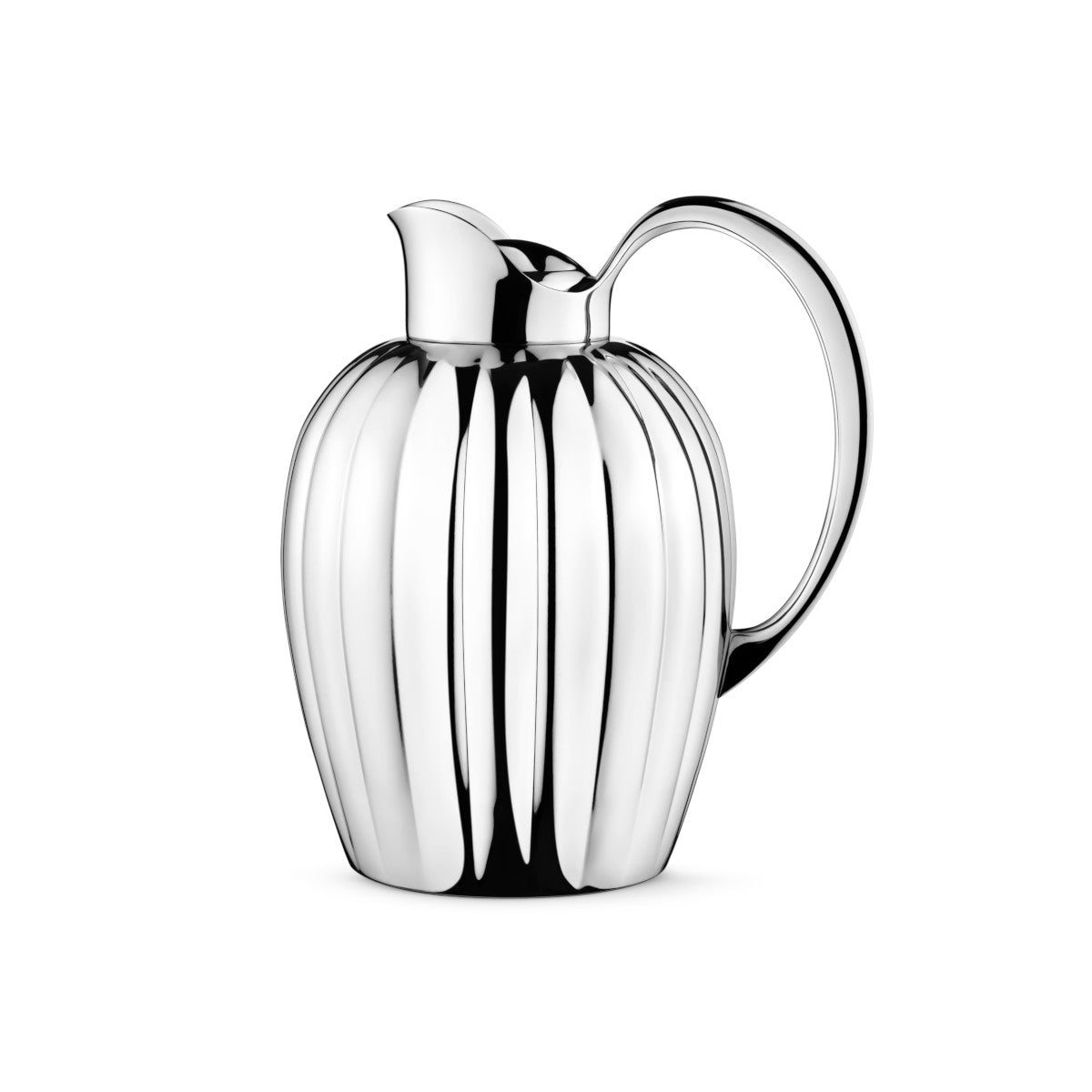 Georg Jensen Bernadotte Thermo Jug with Push Stopper 1L | Minimax