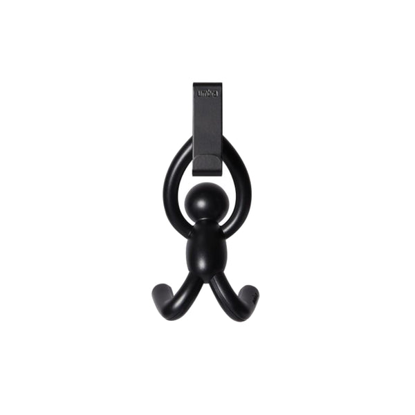 Umbra Buddy Over The Door Cabinet Hook Black 6x7x13cm (2 Piece) | Minimax