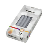 Bolsius Bolsius Tapered Candles Individually Wrapped in Cello Silver 24.5 | Minimax