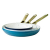 GreenPan Shades Frypan Set Coastal 3 Piece | Minimax