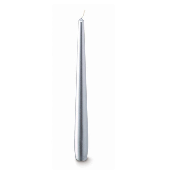 Bolsius Bolsius Tapered Candles Individually Wrapped in Cello Silver 24.5 | Minimax