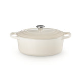 Le Creuset Signature Oval Casserole Meringue 25cm