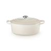 Le Creuset Signature Oval Casserole Meringue 25cm