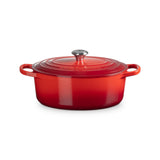 Le Creuset Signature Oval Casserole Cerise 25cm