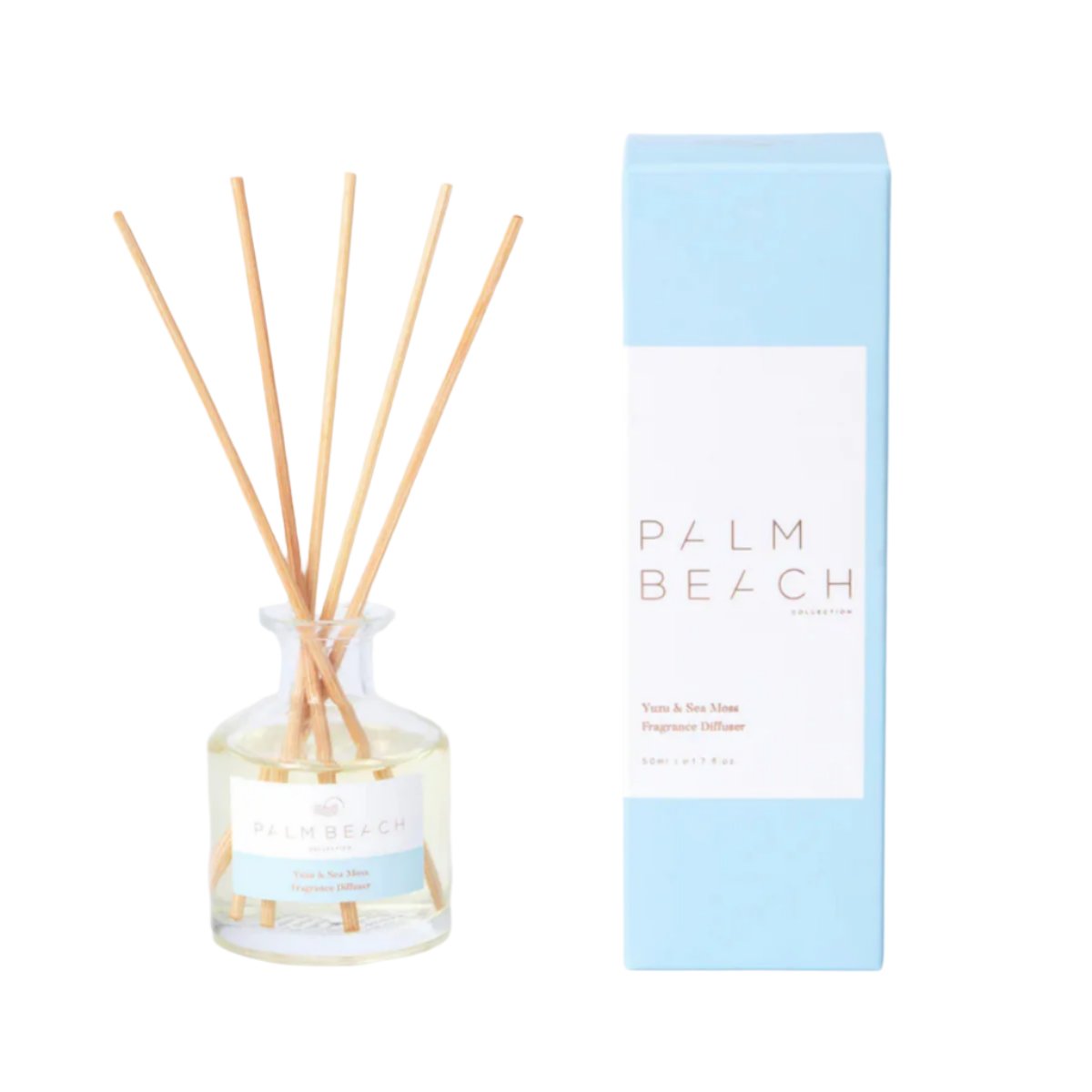 Palm Beach Collection Yuzu & Sea Moss Mini Fragrance Diffuser 50ml