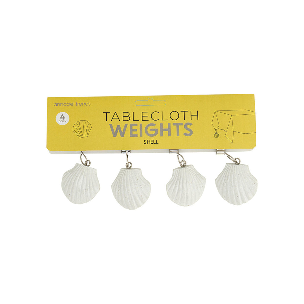 Annabel Trends Tablecloth Weights Clip-On Shell (Pack of 4) | Minimax