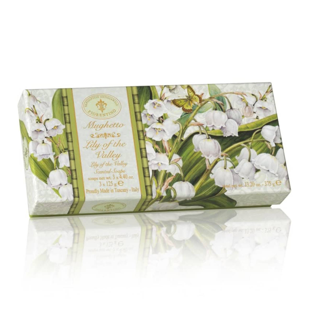 Saponificio Artigianale Fiorentino Lily of the Valley Soap in Box 125g (Set of 3) | Minimax