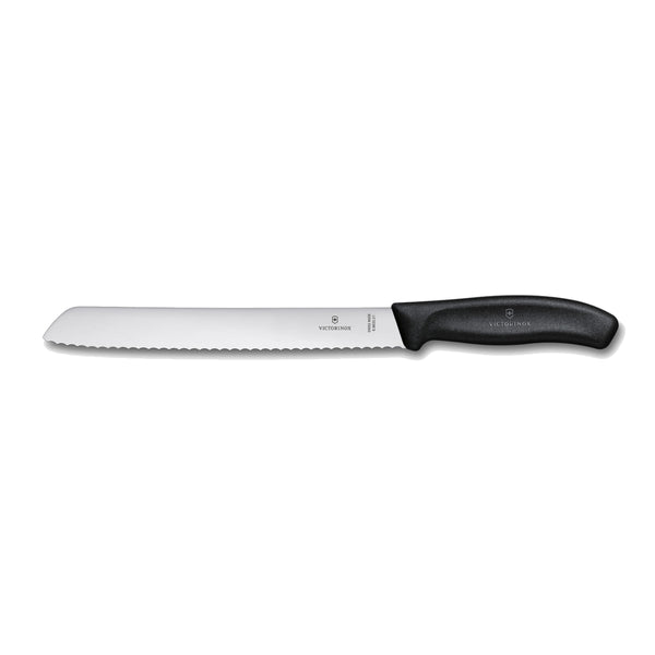 Victorinox Black Bread Knife 21cm | Minimax