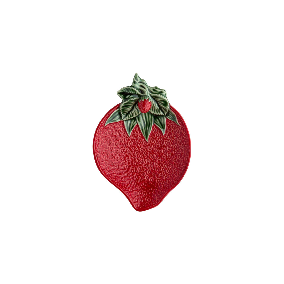 Bordallo Pinheiro Strawberries Olive Dish 21cm