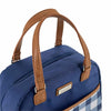 Sachi Insulated Cali Lunch Bag Gingham Indigo | Minimax