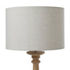 Amalfi Classic Pedestal Table Lamp Natural 30x30x58cm