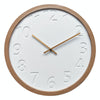 Amalfi John Wall Clock 41.5x3.5x41.5cm White/Natural