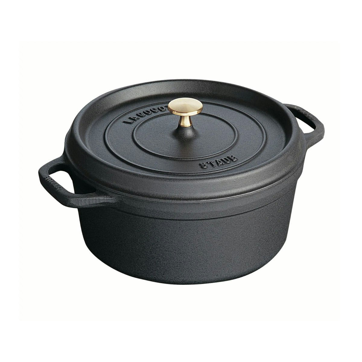 Staub Round Cocotte - 24cm Black