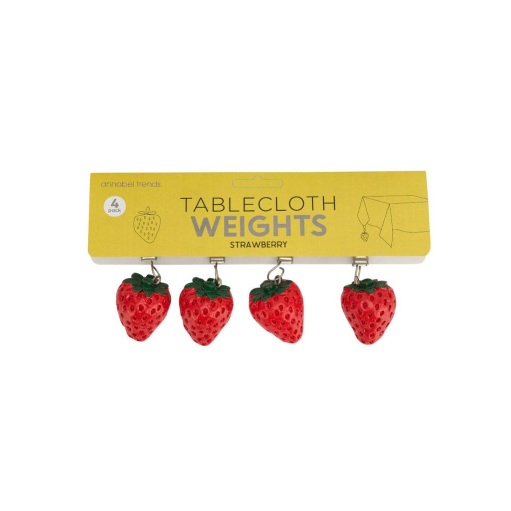 Annabel Trends Tablecloth Weight Strawberry (Set of 4) | Minimax