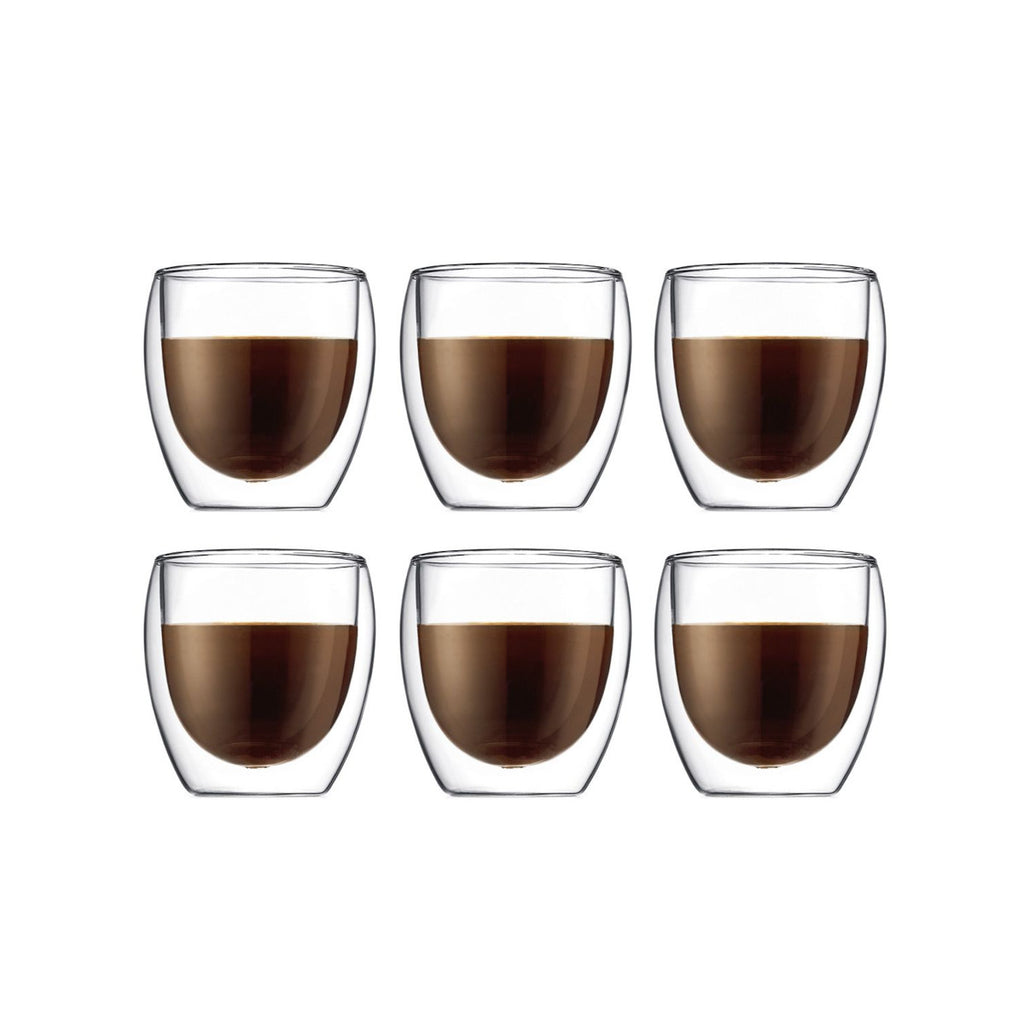 Bodum Pavina Double Wall Thermo-Glasses 250ml (Set of 6) | Minimax