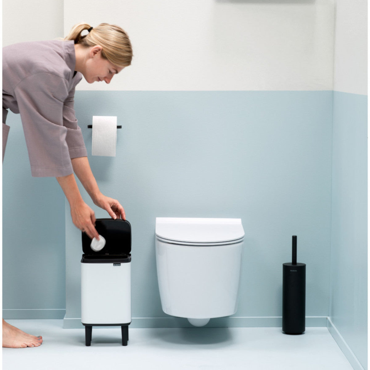 Brabantia Bo Waste Bin White 4L | Minimax