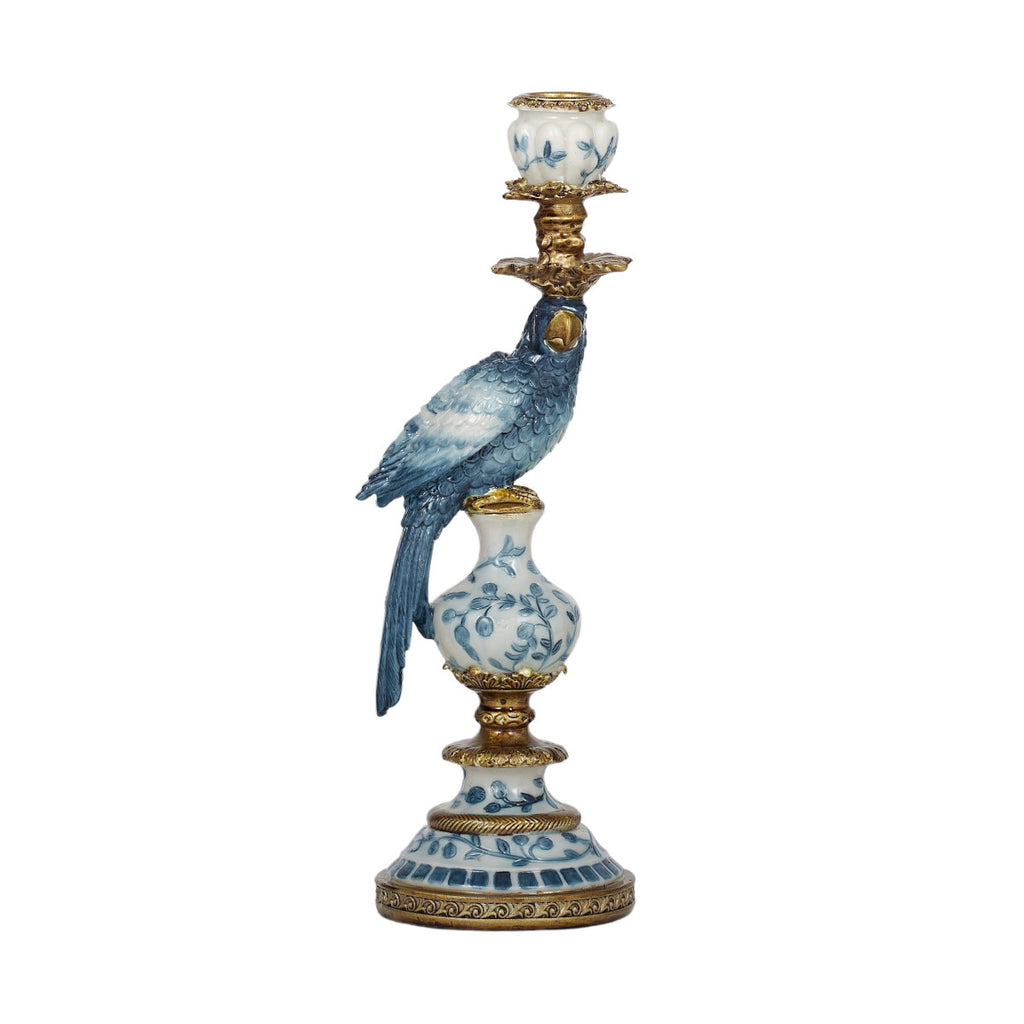 Coast to Coast Polly Parrot Candle Holder Blue 28cm | Minimax