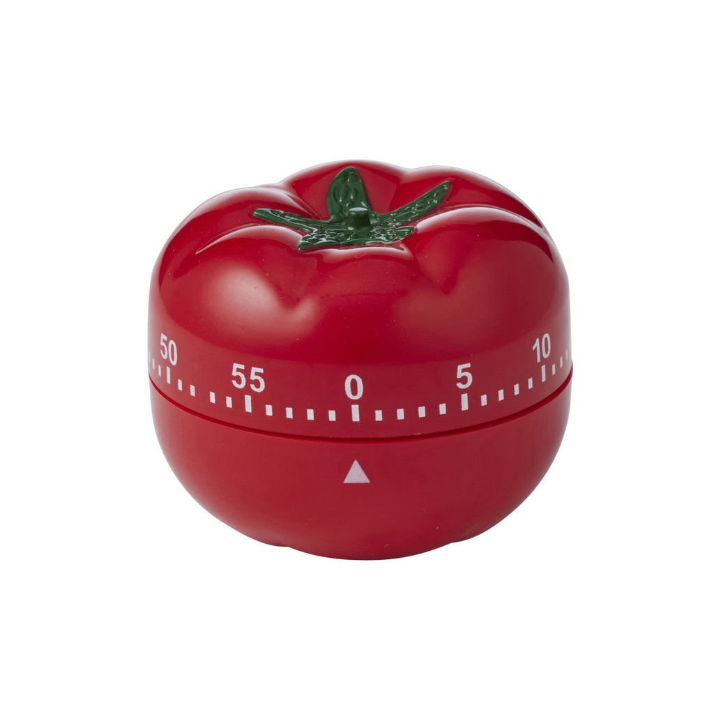 Tomato Plastic 60min Timer Red  7x5cm | Minimax