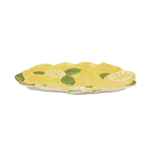 Limone Ceramic Platter Yellow 26x43cm | Minimax