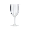 Cabana Acrylic Wine Glass White 8x20cm | Minimax