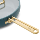 GreenPan™ Stanley Tucci™ Ceramic Nonstick Frypan with Lid Venetian Teal 33cm (6.15L) | Minimax