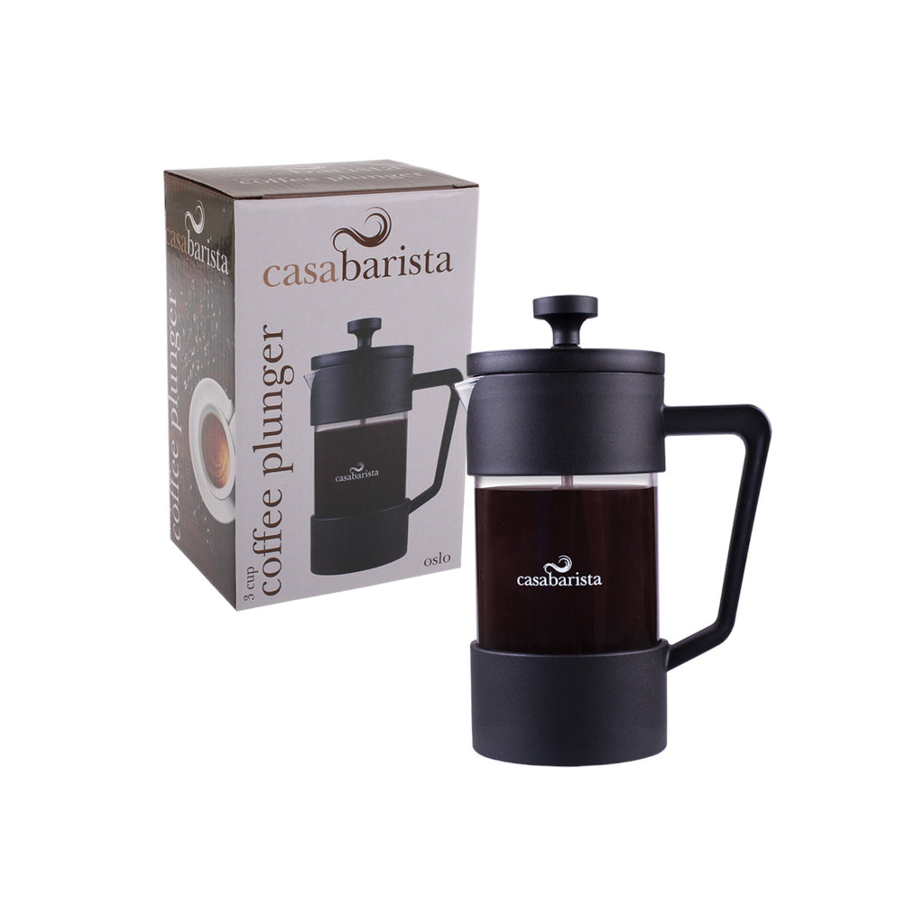 Casabarista Oslo Coffee Plunger Black 3 Cup (350ml) | Minimax