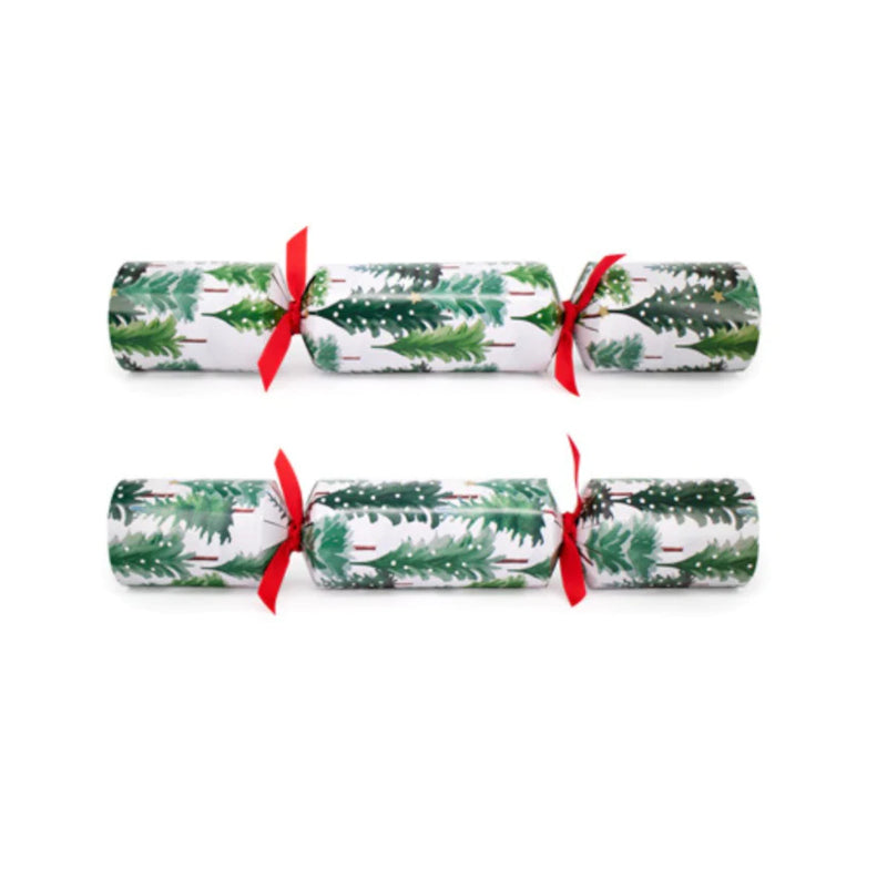 Celebration Crackers Snowy Tree Deluxe Crackers 30cm (Set of 8) | Minimax