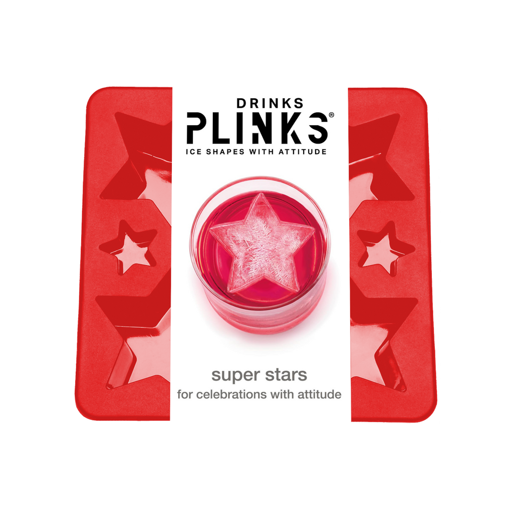 Drinks Plinks Star Ice Mould Red