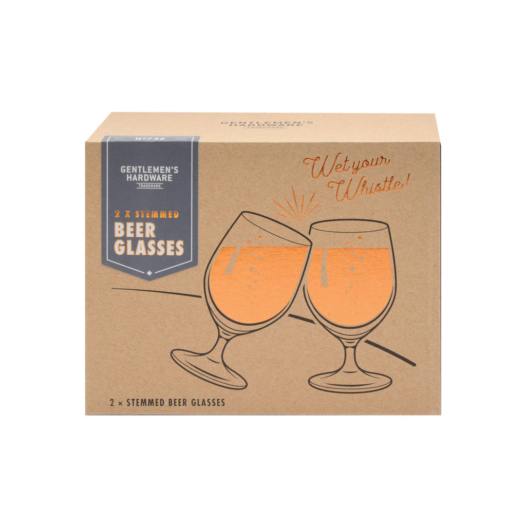 Gentleman's Hardware Tulip Beer Glasses | Minimax