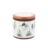 Paddywax Cypress & Fir Copper Tin White with Green Pattern Label Wrap | Minimax