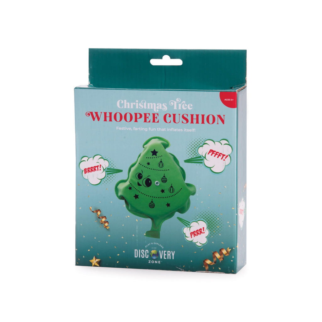 Discovery Zone Whoopee Christmas Tree Cushion Green | Minimax