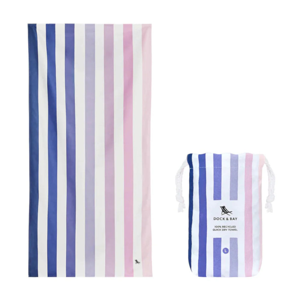 Dock & Bay Summer Collection Beach Towel Dusk to Dawn Large | Minimax