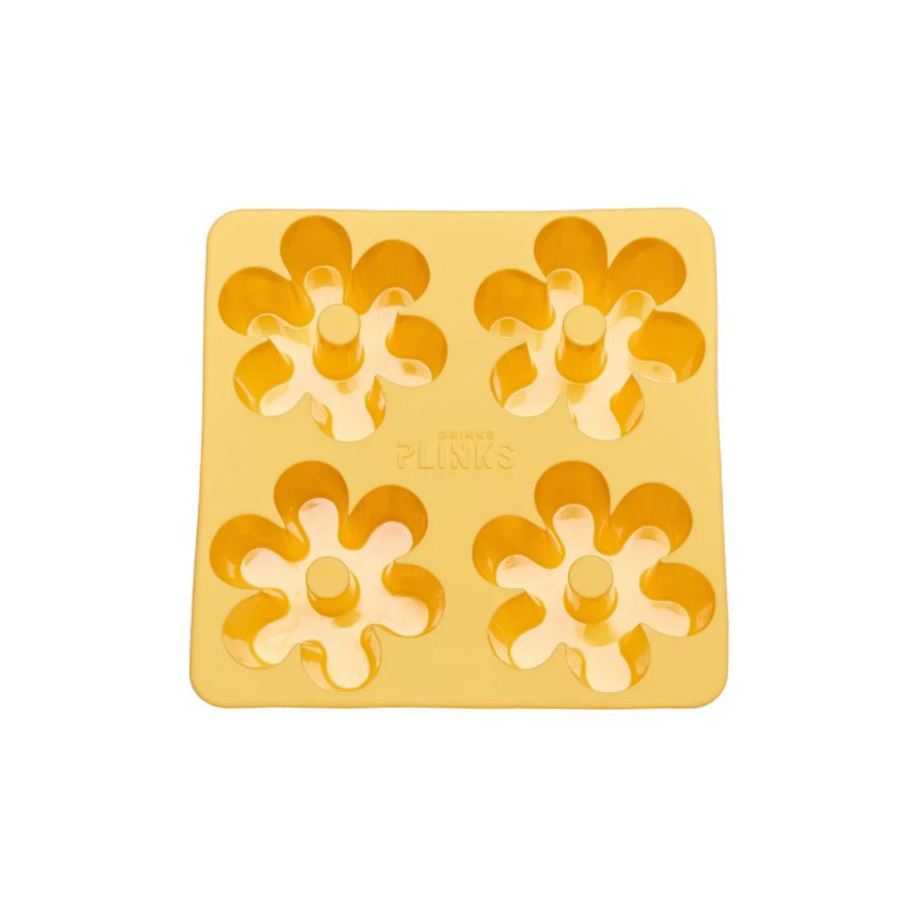 Drinks Plinks Daisy Ice Mould Tray Yellow | Minimax