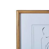 Amalfi Female Lines Wall Art Natural 40x50x2.5cm