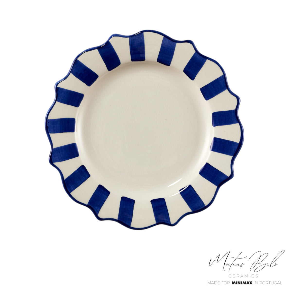 Cobalt blue salad plates sale