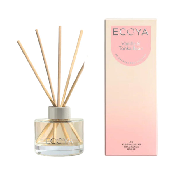 Ecoya Vanilla & Tonka Bean Mini Reed Diffuser 50ml | Minimax