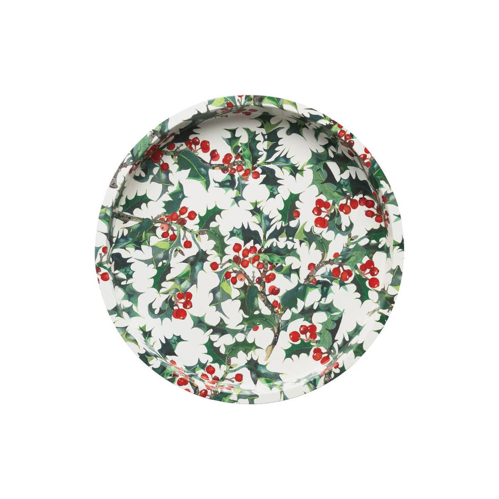 Emma Bridgewater Holly Round Tin Tray | Minimax