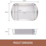 Essteele Clad Rectangular Roaster 37 x 27cm | Minimax