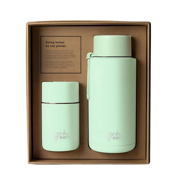 Frank Green The Essentials Gift Set Mint 355ml/1L