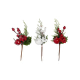 Gala Berry Spray Red & White Assorted 23cm | Minimax