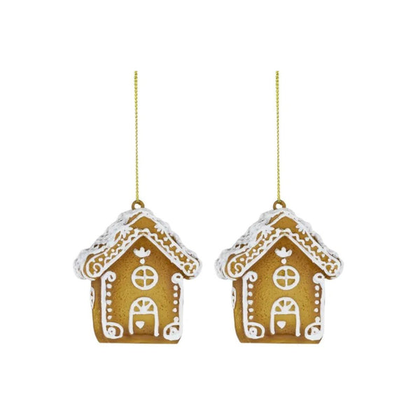 Gala Gingerbread House Ornament 7cm | Minimax