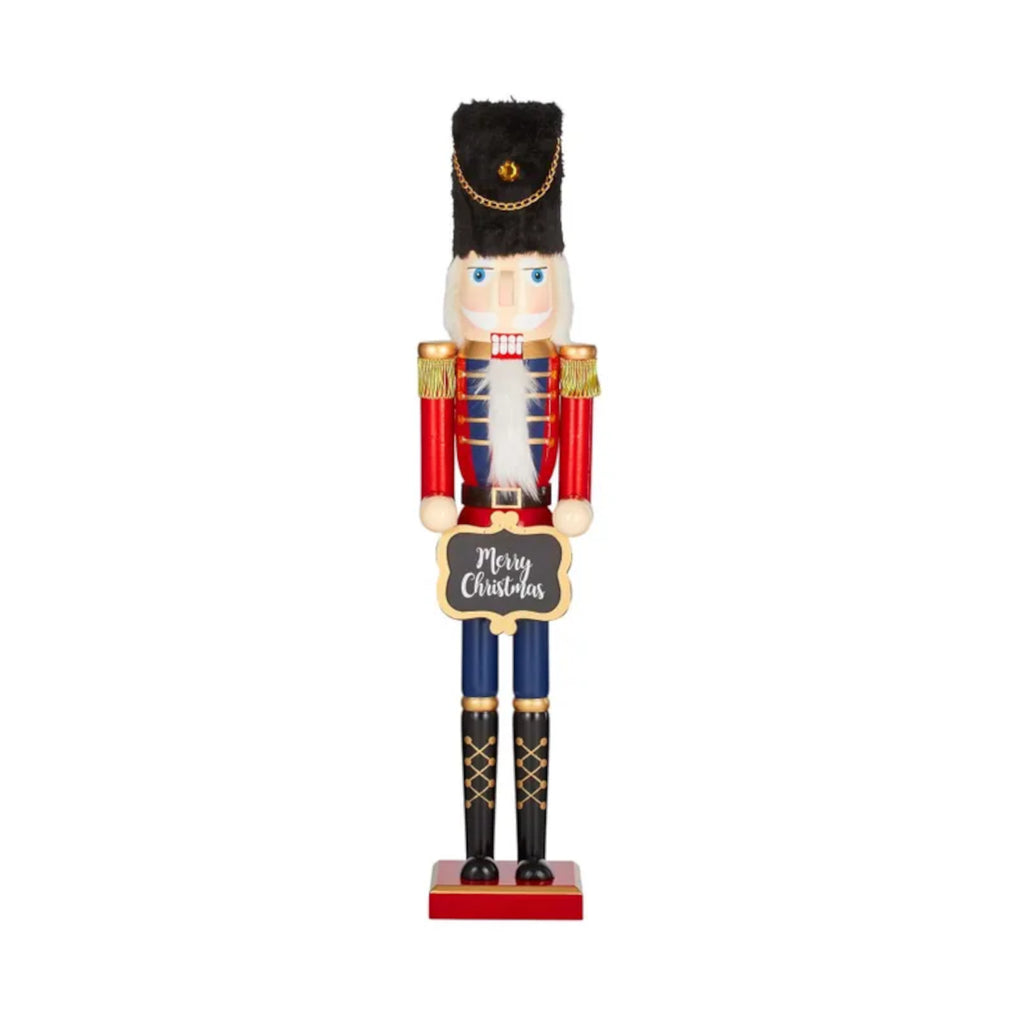 Gala Merry Christmas Nutcracker Blue & Red 61cm | Minimax