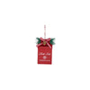 Gala North Pole Mailbox Ornament Red 13cm | Minimax