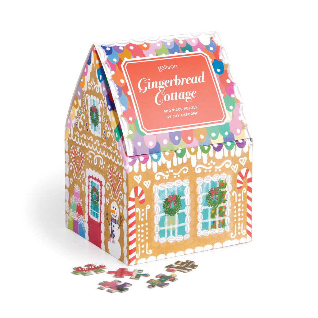 Galison Joy Laforme Gingerbread Cottage Puzzle 500 Piece | Minimax