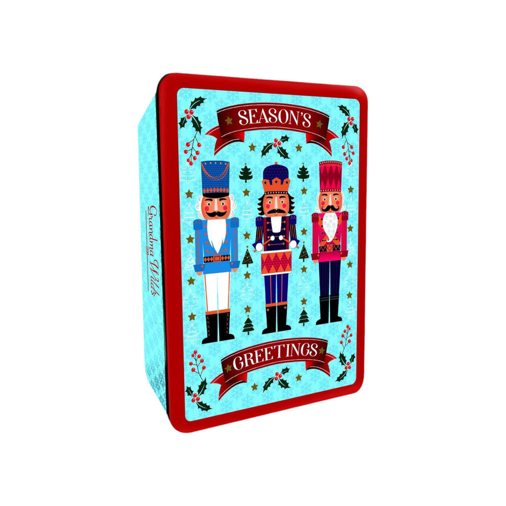 Grandma Wild's Nutcracker Greeting Biscuit Tin 300g | Minimax