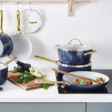 Greenpan Padova Cookware Set Navy 6 Piece | Minimax