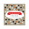 Red Tractor Design Chooks Boxed Hanky | Minimax