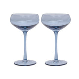 Here's How The Lou Coupe Glass Blue 177ml (Set of 2) | Minimax