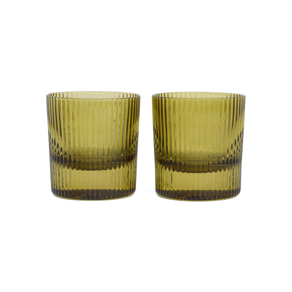 Here's How Scout Lowball Glass Olive 266ML (Set of 2) | Minimax